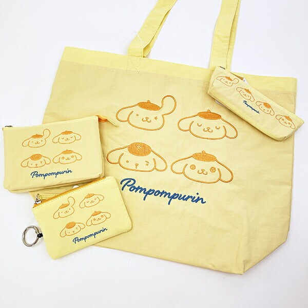 サンリオ ポムポムプリン フェイス トートバッグ  Sanrio