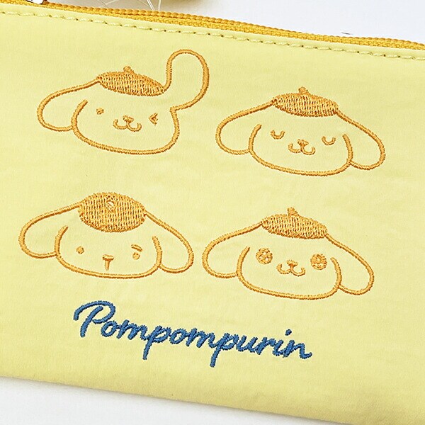 サンリオ ポムポムプリン フェイス パスポーチ パースケース Sanrio