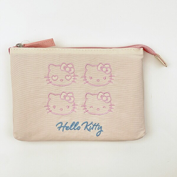サンリオ ハローキティ フェイス 3ポケットポーチ  Sanrio