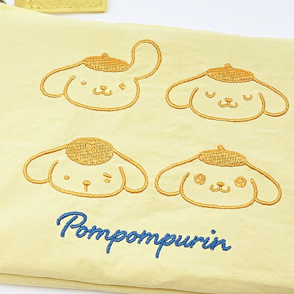 サンリオ ポムポムプリン フェイス 3ポケットポーチ Sanrio