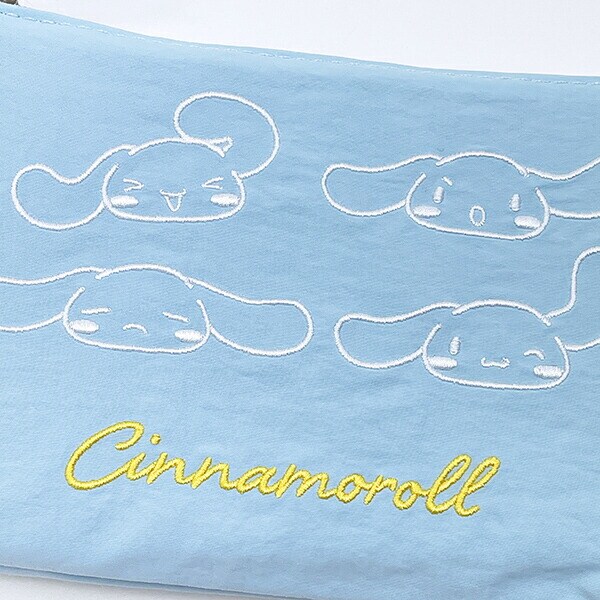 サンリオ シナモロール フェイス 3ポケットポーチ シナモン Sanrio
