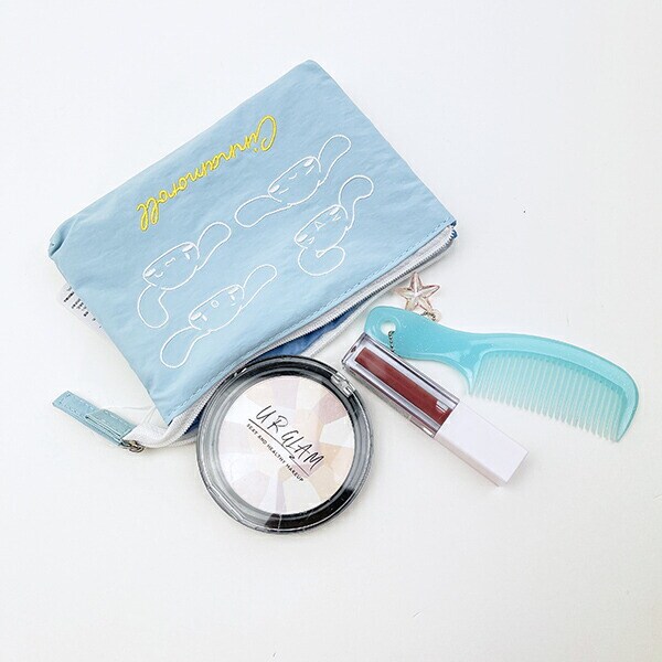 サンリオ シナモロール フェイス 3ポケットポーチ シナモン Sanrio