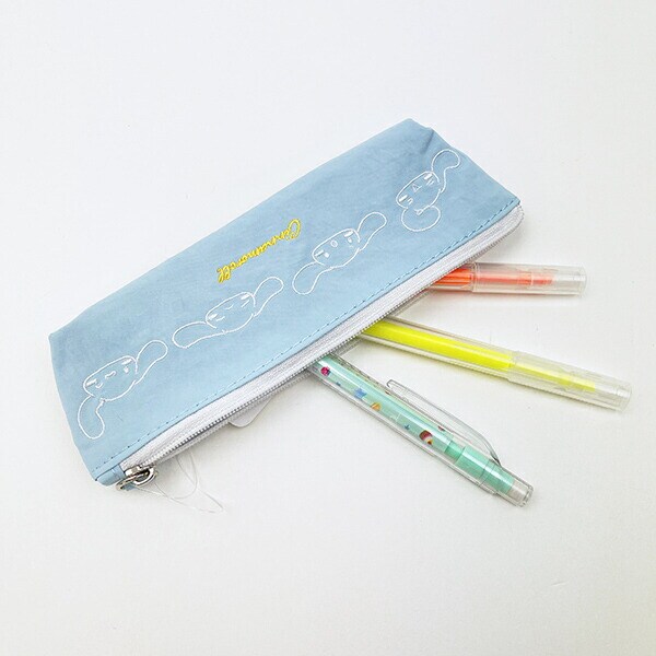 サンリオ シナモロール フェイス ペンケース シナモン 文具 Sanrio