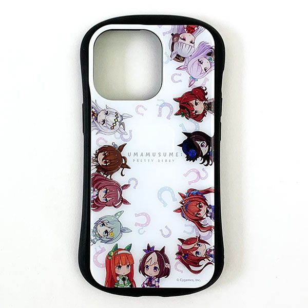 ウマ娘 プリティーダービー iPhone13Pro ハイブリッドガラスケース アイフォン スマホカバー