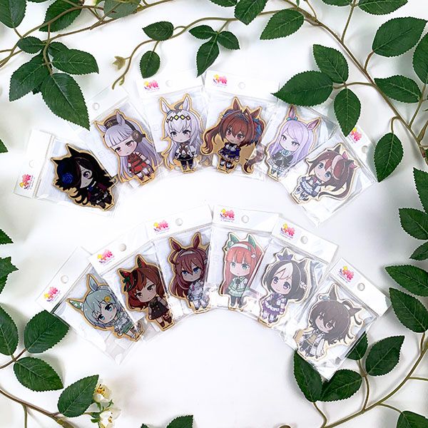 ウマ娘 プリティーダービー キャラスタムステッカー BIG スペシャルウィーク アクリルステッカー スマホ パソコン カスタム