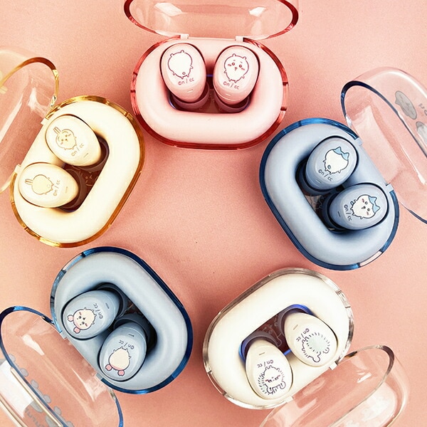 ちいかわ 古本屋 完全ワイヤレスステレオイヤホン (ブルー) スマホ