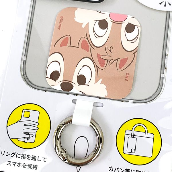 ディズニー マルチリングプラス チップ＆デール スマホ Disney マルチリング＋