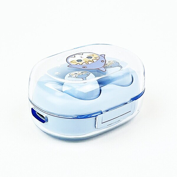 モフサンド mofusand サメにゃん 完全ワイヤレスイヤホン (ブルー) スマホ