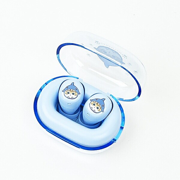 モフサンド mofusand サメにゃん 完全ワイヤレスイヤホン (ブルー) スマホ