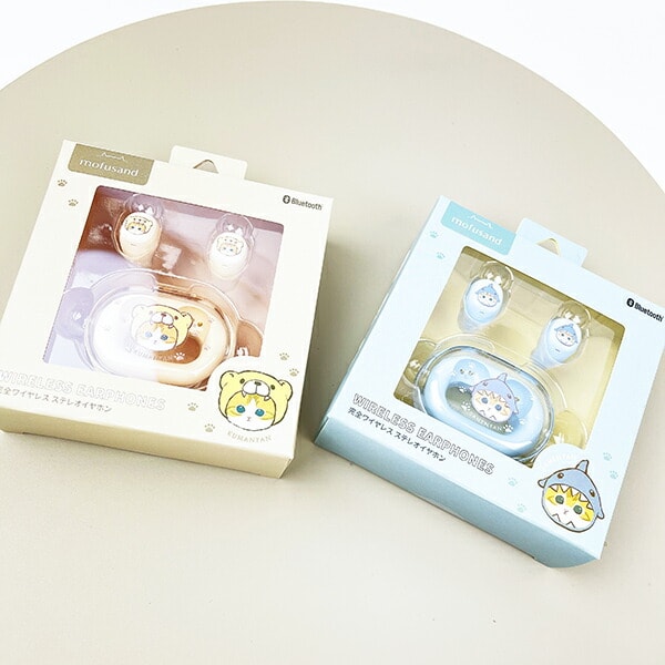 モフサンド mofusand サメにゃん 完全ワイヤレスイヤホン (ブルー) スマホ