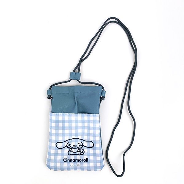 サンリオ シナモロール IIIIpocket スマートフォンポーチ スマホ用品 ショルダー ブルー Sanrio