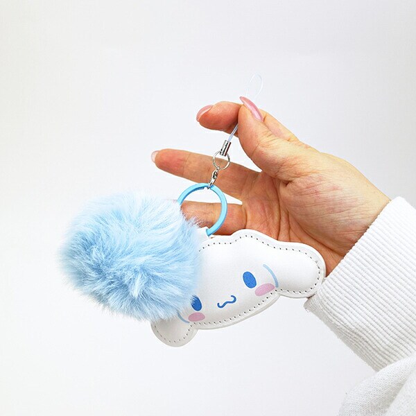 サンリオ シナモロール PUレザーストラップ キーホルダー シナモン スマホ Sanrio