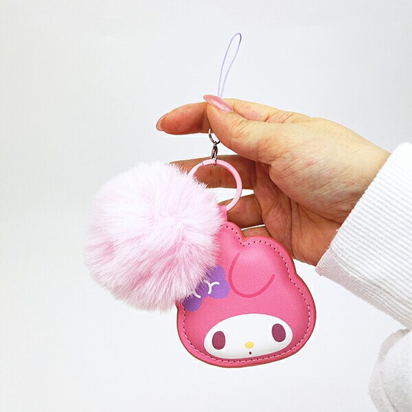 サンリオ マイメロディ PUレザーストラップ キーホルダー スマホ Sanrio