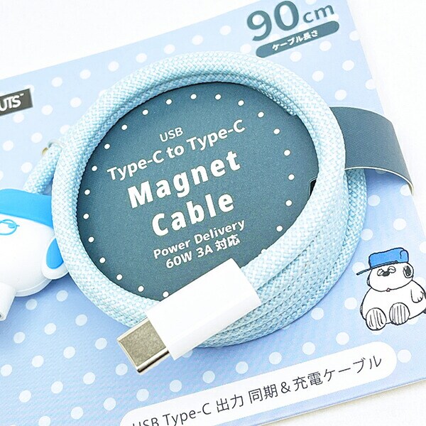 スヌーピー オラフ マスコットマグネットケーブル (Type-C to Type-C)  スマホ用品 SNOOPY