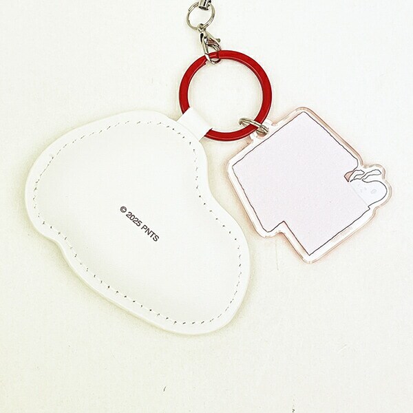 スヌーピー ドッグハウス PUレザーストラップ キーホルダー スマホ SNOOPY