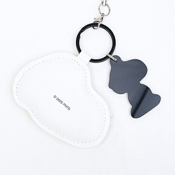 スヌーピー ジョー・クール PUレザーストラップ キーホルダー スマホ SNOOPY