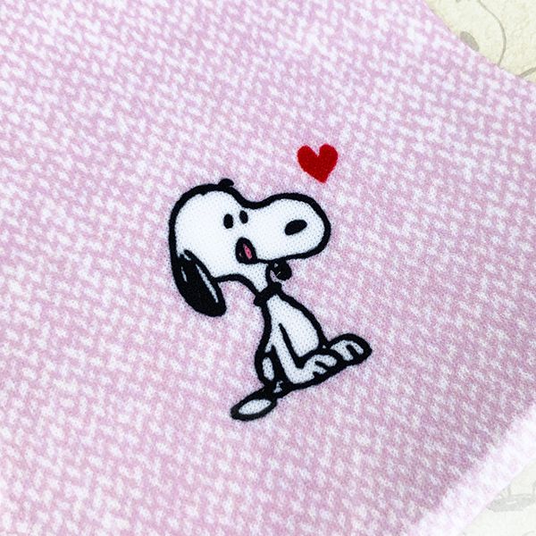 スヌーピー peanutsスヌーピー 洗えるスヌーピーマスク マスク ピンク mサイズ グッズ 日本製(mcd)