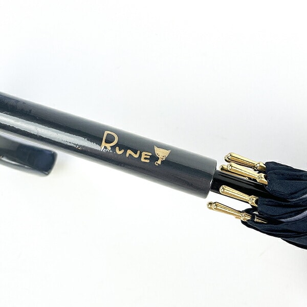 内藤ルネ 傘 グレー 雨傘 レイン用品 雨具 ドーム型 長傘