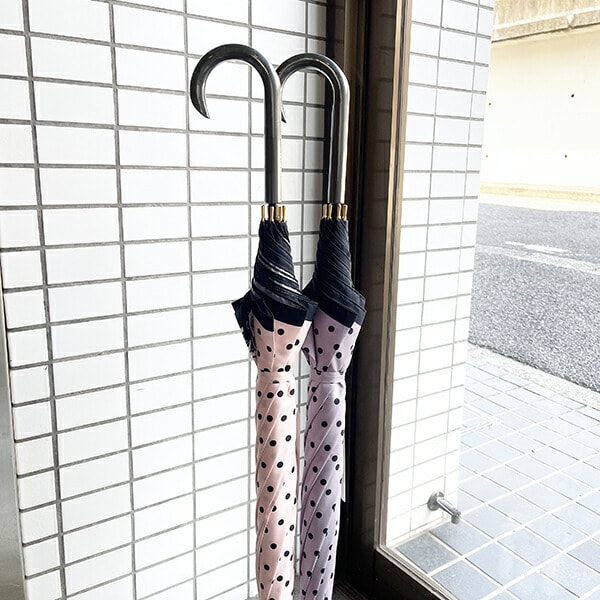 内藤ルネ 傘 グレー 雨傘 レイン用品 雨具 ドーム型 長傘