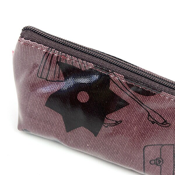 内藤ルネ 筆入れ (ブラウン) 文具 ペンケース RUNE