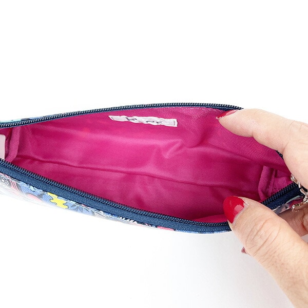 内藤ルネ ポップ 三角ペンポーチ ブルー 筆箱 文具 レトロ