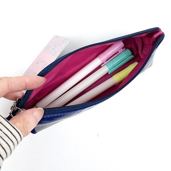 内藤ルネ 筆入れ (ブルー) 文具 ペンケース RUNE