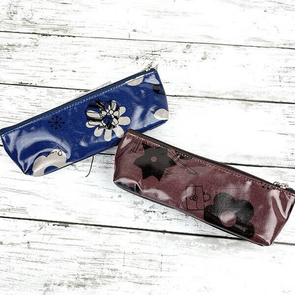 内藤ルネ 筆入れ (ブルー) 文具 ペンケース RUNE