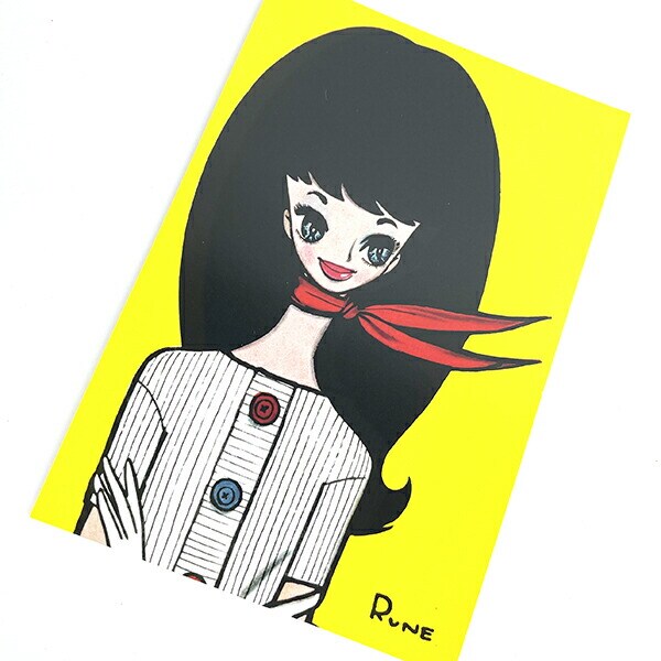 内藤ルネ ジュニアの日記 ポストカード 文具