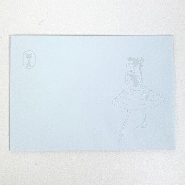 内藤ルネ RUNE モードガール　便箋 手紙 昭和レトロ