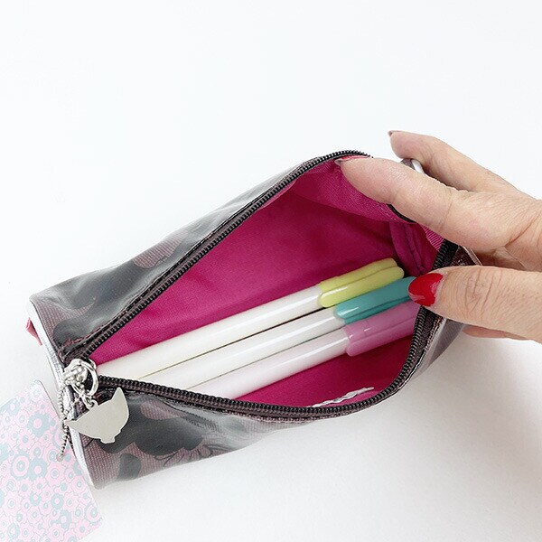 内藤ルネ 筆入れ ブラウン ペンケース 文具 RUNE