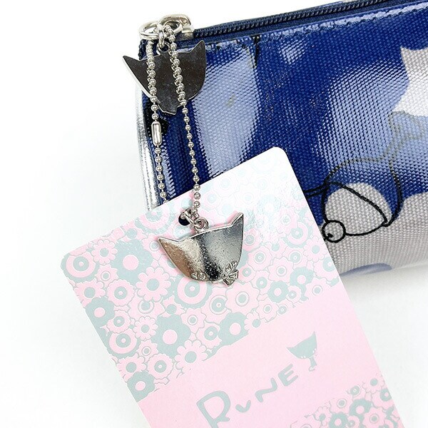 内藤ルネ 筆入れ ブルー ペンケース 文具 RUNE