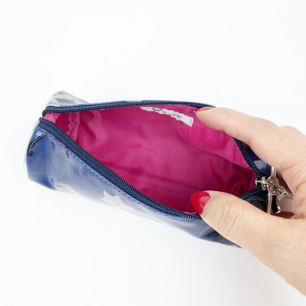 内藤ルネ 筆入れ ブルー ペンケース 文具 RUNE