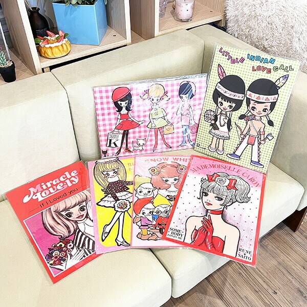 内藤ルネ プードル B4ポスター インテリア レトロ RUNE