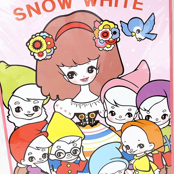 内藤ルネ 白雪姫 B4ポスター インテリア レトロ RUNE