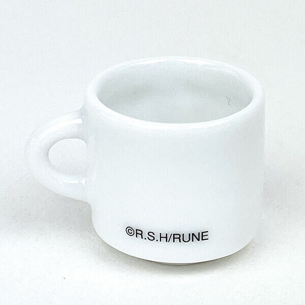 内藤ルネ ミニチュア カップソーサー (Flower) ホワイト キッチン RUNE