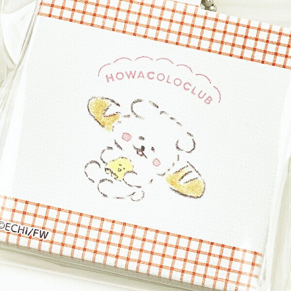 ほわころくらぶ キャンバスキーホルダー フランスパン ホワイト