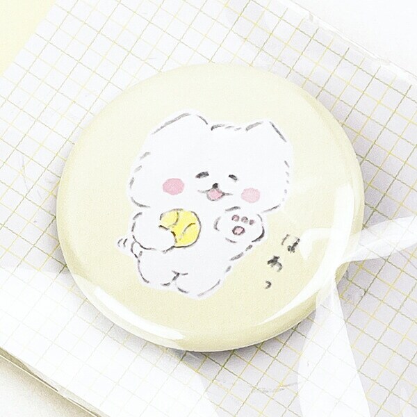 ほわころくらぶ 缶バッジ ほわっ 32mm イエロー