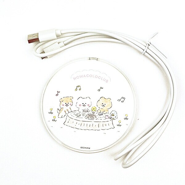 ほわころくらぶ ワイヤレスチャージャー ティータイム スマホ iPhone アンドロイド