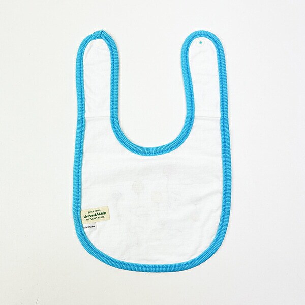 ほわころくらぶ  よだれかけ 水色 風船 スタイ ベビー コットン