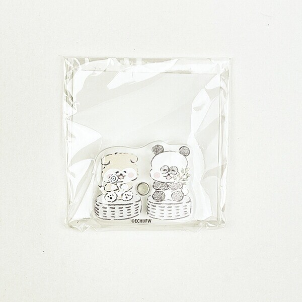 ほわころくらぶ アクリルマグネット しばころちゃん＆ぱんころちゃん インテリア 文具