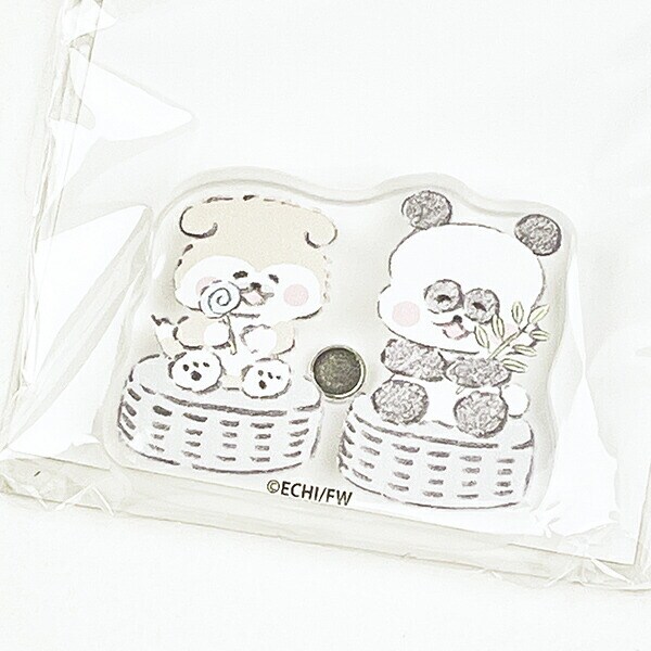 ほわころくらぶ アクリルマグネット しばころちゃん＆ぱんころちゃん インテリア 文具