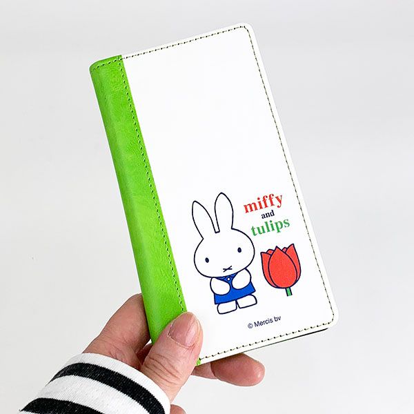 ミッフィー ｍiffy and tulip 3way スマホケース スマホカバー チューリップ グリーン mサイズ グッズ(mcd)