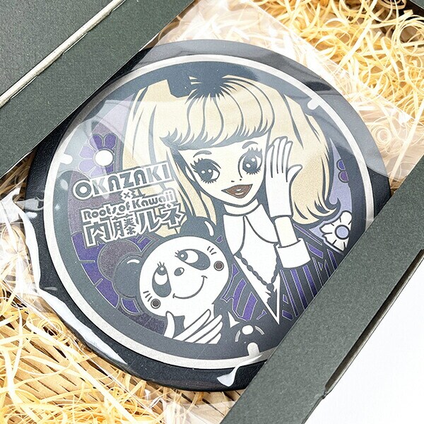 内藤ルネ チタン製ミニチュアマンホール（むらさき） 日本製