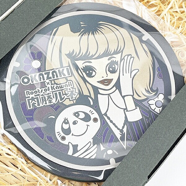 内藤ルネ チタン製ミニチュアマンホール（むらさき） 日本製