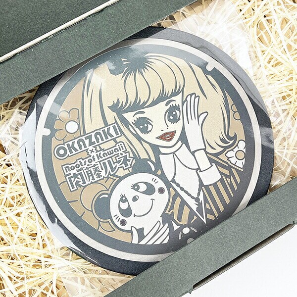 内藤ルネ チタン製ミニチュアマンホール（ブラウン） 日本製