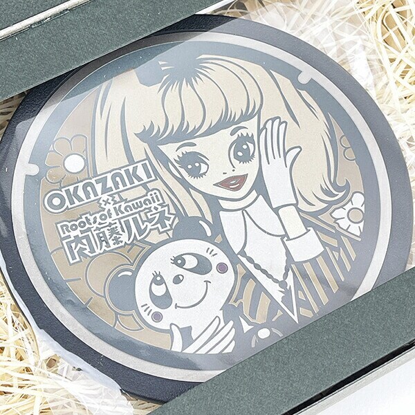 内藤ルネ チタン製ミニチュアマンホール（ブラウン） 日本製