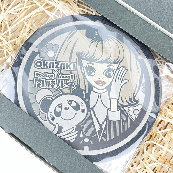 内藤ルネ チタン製ミニチュアマンホール(グレー) 日本製