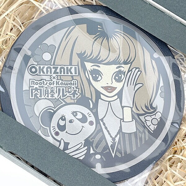 内藤ルネ チタン製ミニチュアマンホール（グレー） 日本製