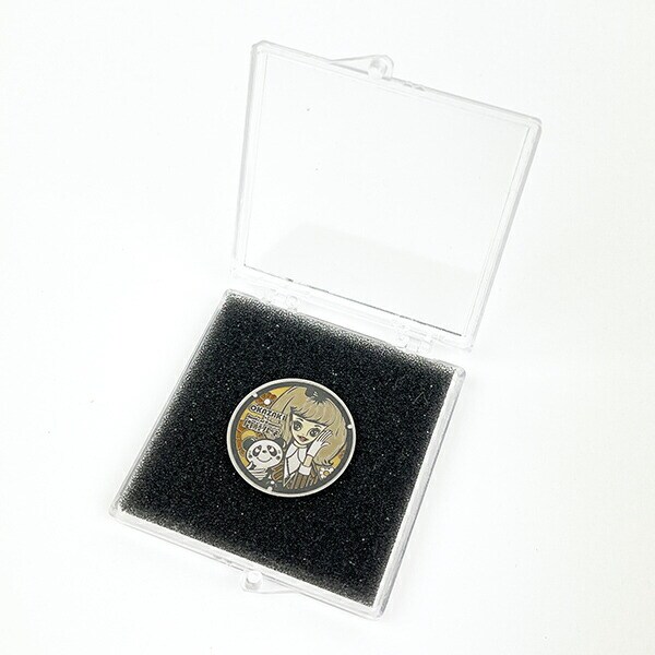 内藤ルネ チタン製マンホールメダル（オレンジ） 日本製