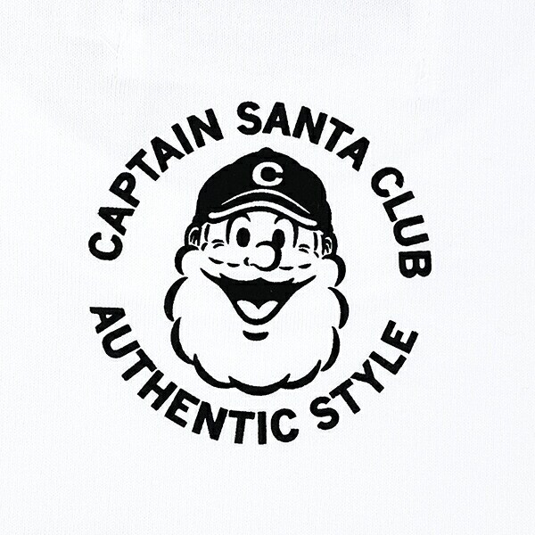 水森亜土 キャプテンサンタ コラボ Tシャツ (L) ホワイト アパレル